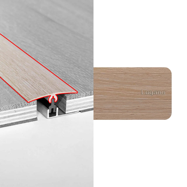 Alloy Trims Universal 3400mm for 21mm Lugarno Flooring Trims Preference Floors Default Title