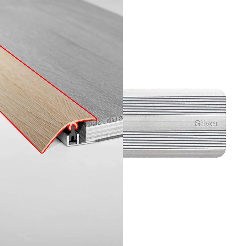 Alloy Trims Reducer 3400mm Silver Flooring Trims Preference Floors Default Title
