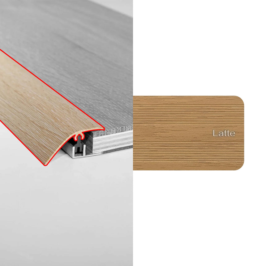 Alloy Trims Reducer 3400mm Latte Flooring Trims Preference Floors Default Title
