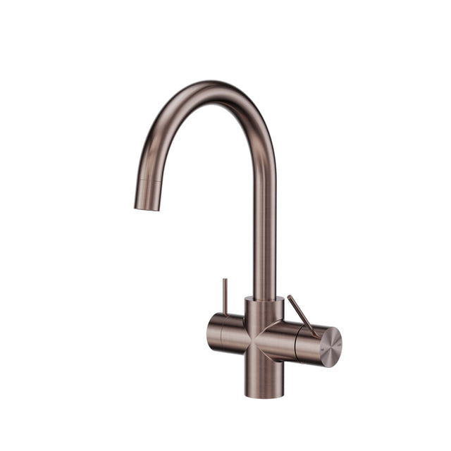 Nero Mecca 3 Way Filtered Mixer Tap Brushed Bronze Tapware Nero Default Title
