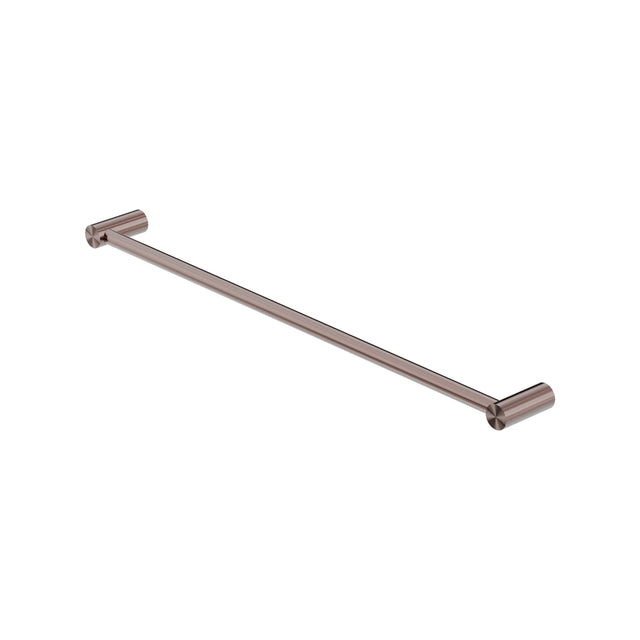 Nero New Mecca Single Towel Rail 600mm Brushed Bronze Bathroom Accessories Nero Default Title