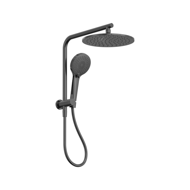 Nero Mecca 2 In 1 Twin Shower Gun Metal Bathroom Accessories Nero Default Title