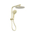 Nero Mecca 2 In 1 Twin Shower Brushed Gold