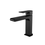 Nero Bianca Basin Mixer Straight Spout Matte Black