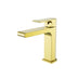 Nero Bianca Basin Mixer Straight Spout Brushed Gold