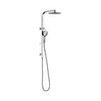 Nero Bianca Twin Shower Chrome