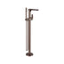 Nero Bianca Freestanding Bath Mixer With Hand Shower Brushed Bronze