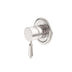 Nero York Shower Mixer With Metal Lever Brushed Nickel
