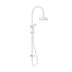 Nero York Twin Shower With Metal Hand Shower Brushed Nickel