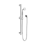 Nero York Shower Rail With Metal Hand Shower Chrome