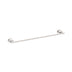 Nero York Single Towel Rail 600mm Brushed Nickel