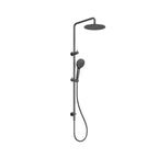 Nero Round Twin Shower Gun Metal