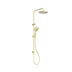 Nero Round Twin Shower Brushed Gold
