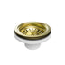 Nero Kitchen Sink Basket Waste Brushed Gold