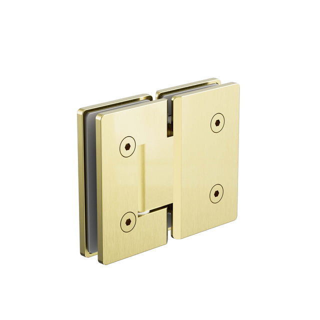 Nero 180 Degree Glass To Glass Shower Hinge 10mm Glass Brushed Gold Other Accessories Nero Default Title