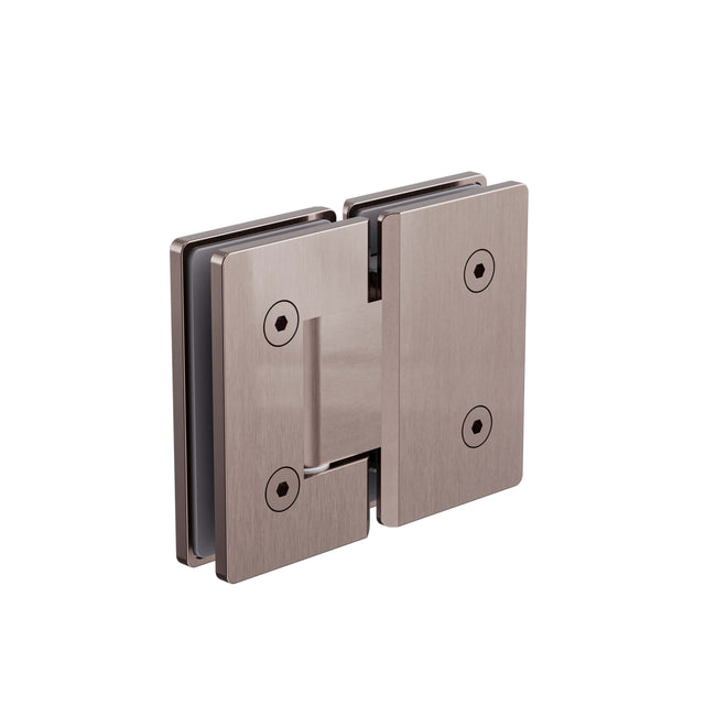 Nero 180 Degree Glass To Glass Shower Hinge 10mm Glass Brushed Bronze Other Accessories Nero Default Title