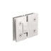 Nero 180 Degree Glass To Glass Shower Hinge 10mm Glass Brushed Nickel