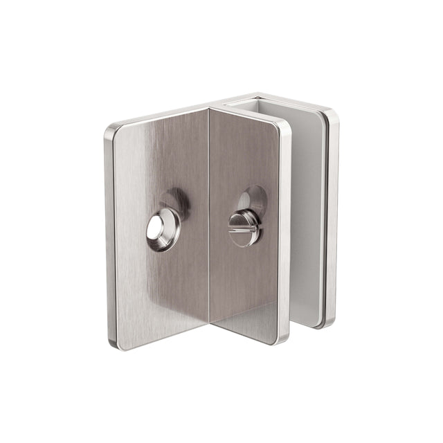 Nero Shower F Bracket 10mm Glass Brushed Nickel Other Accessories Nero Default Title