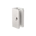 Nero Shower U Bracket 10mm Glass Brushed Nickel