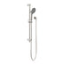 Nero Round Metal Project Shower Rail 4 Star Rating Brushed Nickel
