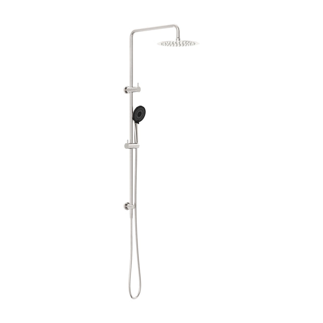 Nero Round Project Twin Shower 4 Star Rating Brushed Nickel Shower Nero Default Title