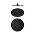Nero 250mm Round Stainless Steel Shower Head 4 Star Rating Matte Black