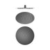 Nero 250mm Round Stainless Steel Shower Head 4 Star Rating Gun Metal