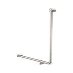 Nero Mecca Care 32mm 90 Degree Bent Tube Grab Rail 750x750mm Brushed Nickel