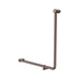Nero Mecca Care 32mm 90 Degree Bent Tube Grab Rail 750x750mm Brushed Bronze