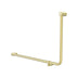 Nero Mecca Care 32mm Dda 90 Degree Bent Tube Grab Rail 600x1000mm Brushed Gold
