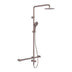Nero Mecca Care 32mm T Bar Grab Rail 1100x750mm Twin Shower Set Brushed Bronze