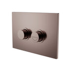 Nero Raised Disabled Care Pneumatic Flush Buttons Plate Dda Compliant Brushed Bronze