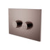 Nero Raised Disabled Care Pneumatic Flush Buttons Plate Dda Compliant Brushed Bronze