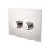 Nero Raised Disabled Care Pneumatic Flush Buttons Plate Dda Compliant Brushed Nickel