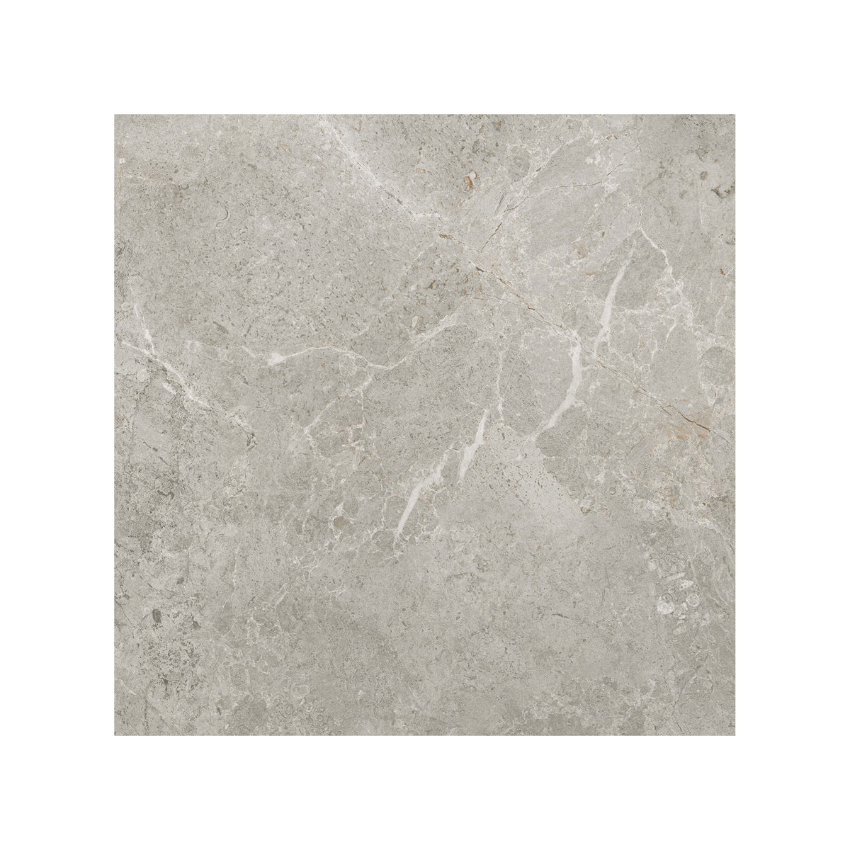 Cosmic 600x600mm grip silver stone-look paver tile by Tilemall with subtle linear veining