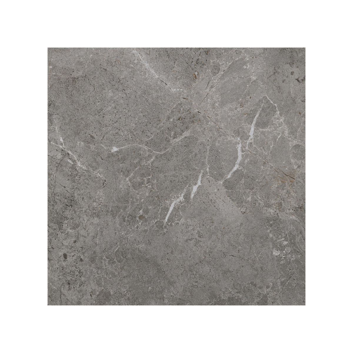Cosmic 600x600mm grip smoke stone-look paver tile by Tilemall with light veining detail