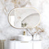 Noosa Metal Frame LED Mirror 900x600 Gold