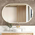 Noosa Metal Frame LED Mirror 1200x750 Gold