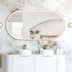 Noosa Metal Frame LED Mirror 1500x750 Gold