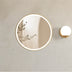 Bondi Metal Round Frame LED Mirror 800mm Gold