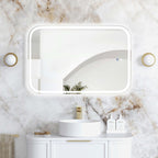 Newport Frameless LED Mirror 900x600 Tuffi Back Lit