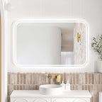 Newport Frameless LED Mirror 1200x750 Tuffi Back Lit