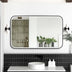 Newport Metal Frame LED Mirror 1200x750 Black