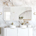 Newport Metal Frame LED Mirror 1500x750 White