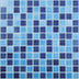 Vidrepur Mosaic Square 25x25mm Glass Gloss Mezcla Malla Sample