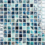Vidrepur Mosaic Square 25x25mm Glass Gloss Royal