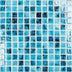 Vidrepur Mosaic Square 25x25mm Glass Gloss Olympic Sample