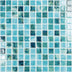 Vidrepur Mosaic Square 25x25mm Glass Gloss Sky Sample
