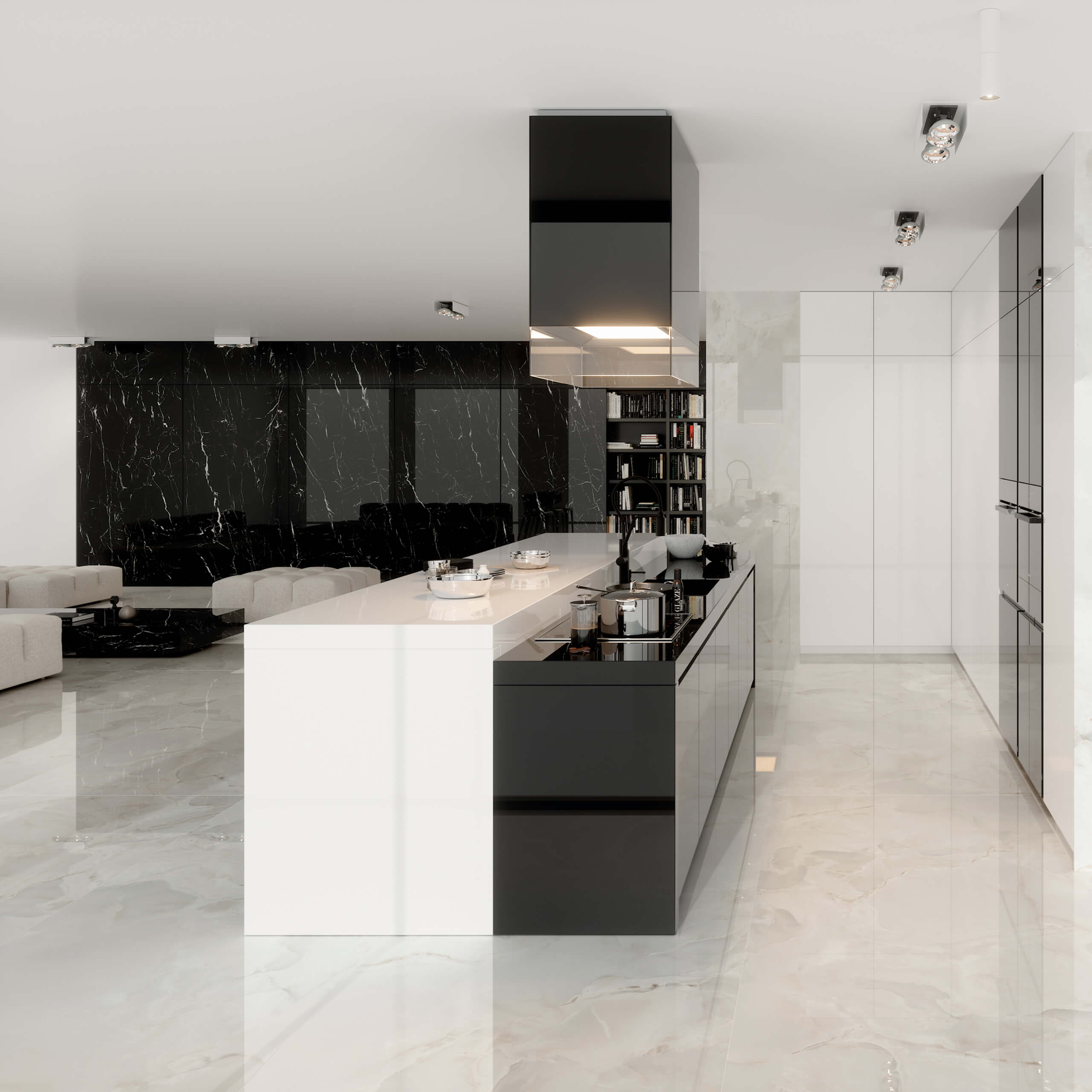 Onice Reale 1200x600 Polished Crystal Marble Look Tiles Tilemall