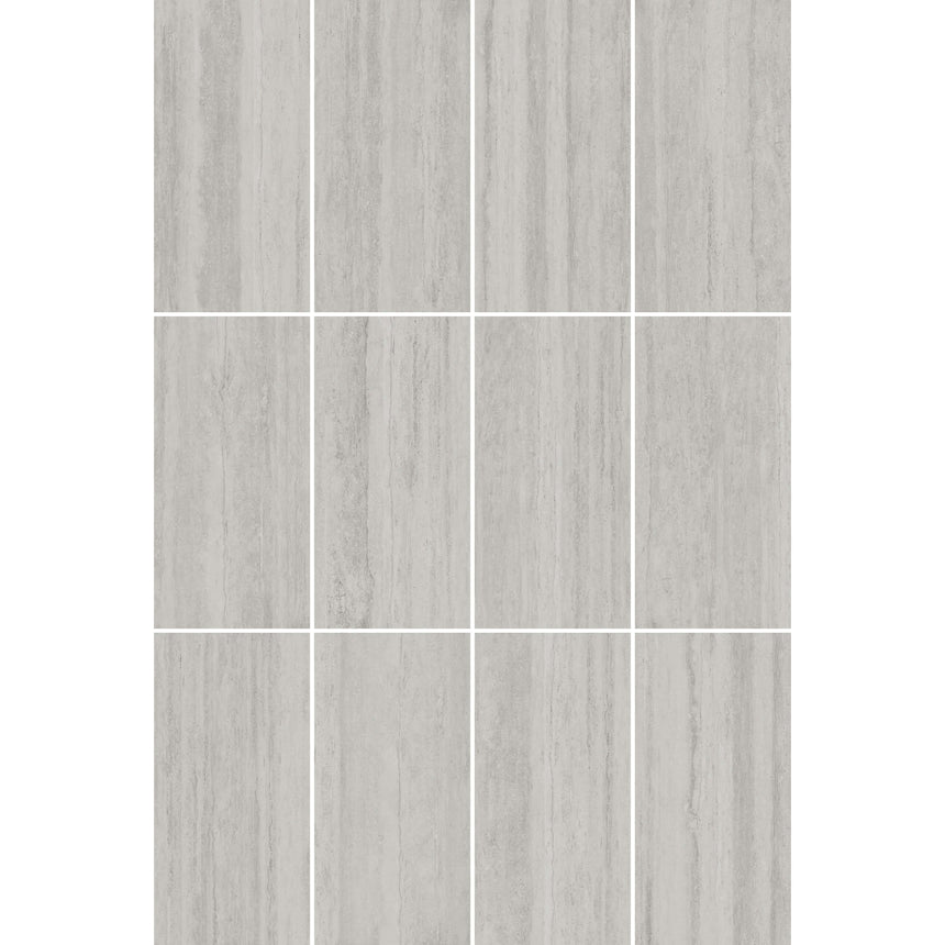 Travertine Vein Cut 1200x600 Matt Grey Stone Look Tiles Tilemall